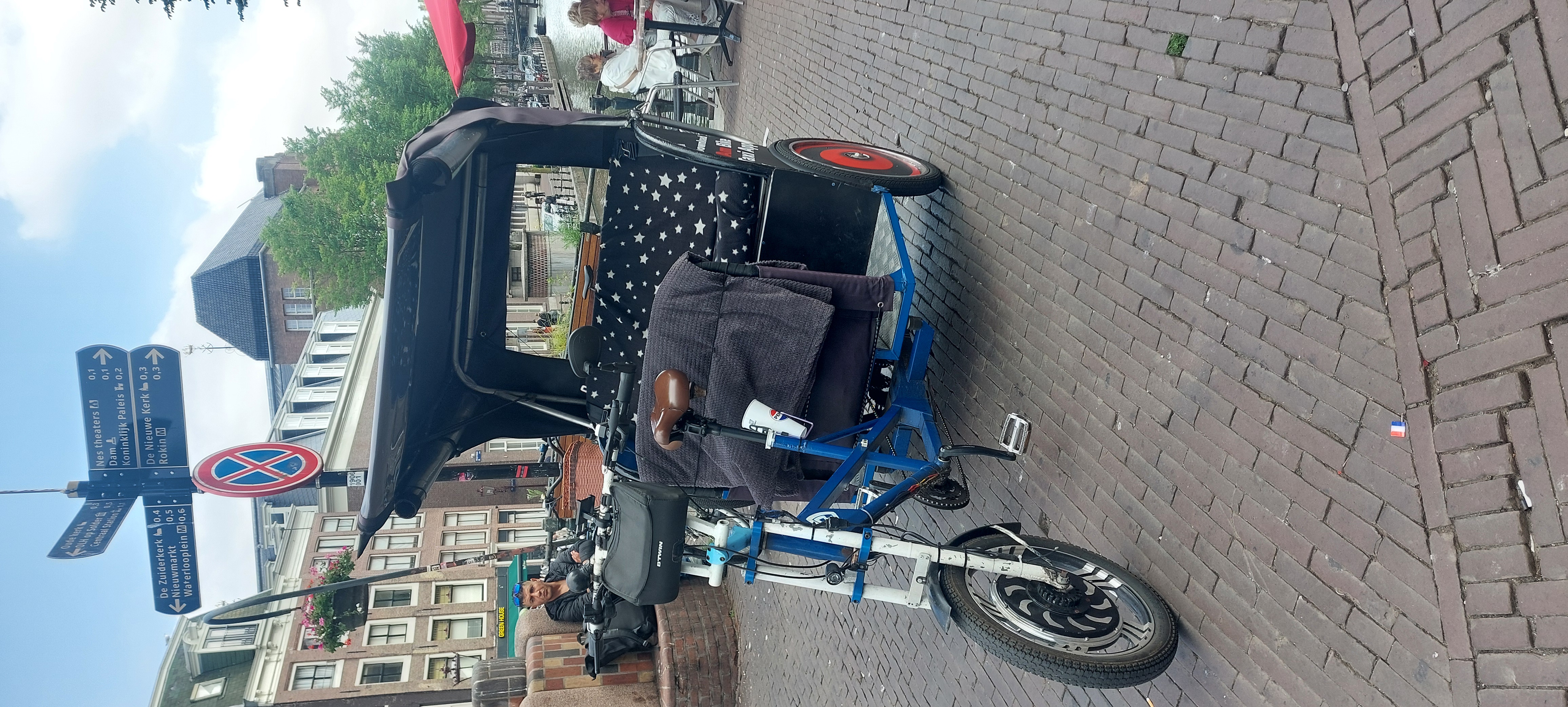 Riksza Green Planet Taxi z daszkiem